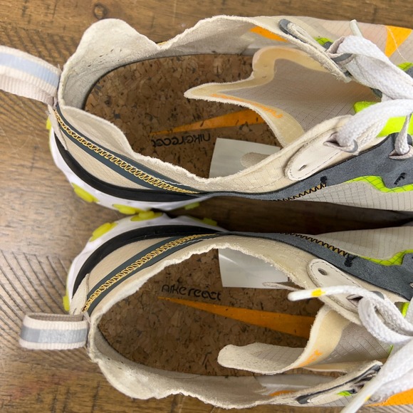 Nike React Element 87 Shoes Mens 12.5 Light Orewood Cork Insole Running Sneakers main image 5